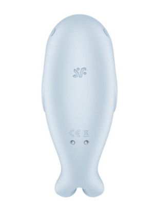 Stimulateur de clitoris vibration et air pulsé USB bleu Seal You Soon Satisfyer - CC597851